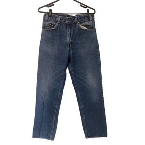 Vintage Levis Womens Orange Tab Straight Leg Medium Wash 505 Denim Jeans Size 33